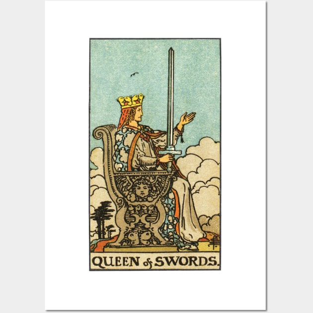 QUEEN OF SWORDS Wall Art by WAITE-SMITH VINTAGE ART